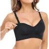 MOMCOZY YN21 Reggiseno da allattamento nero S