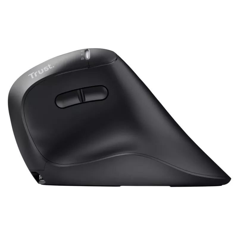 Trust Vyran Ergo Hyperscroll Mouse wireless - per destrimani, ottico, 4800 DPI, RGB, ricaricabile