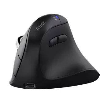 Trust Vyran Ergo Hyperscroll Mouse wireless - per destrimani, ottico, 4800 DPI, RGB, ricaricabile