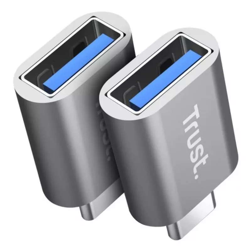 Trust Calyx adattatore da USB-C a USB-A, confezione da 2