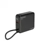 Gembird PB10-WPC15-LCD-01 Powerbank a ricarica rapida con caricabatterie wireless, 20 W, 10000 mAh, nero