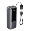 Gembird PB10-PD20-LCD-02 Powerbank compatta a ricarica rapida con display LCD, 20W, 10000 mAh, Space Grey