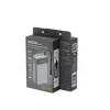 Gembird PB20-PD65-LCD-01 Powerbank a ricarica rapida con cavi integrati, 65W, 20000 mAh, nero