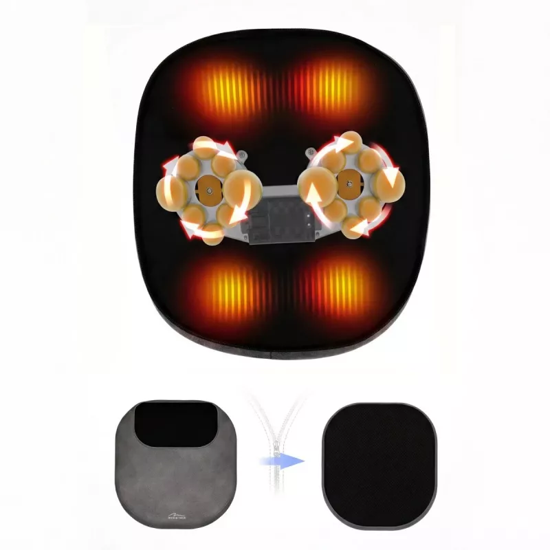 Media-Tech MT6541 massaggiatore riscaldante per piedi con Shiatsu e compressione ad aria