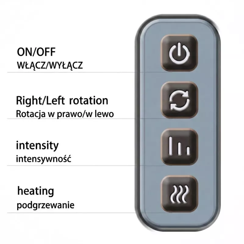 Media-Tech MT6541 massaggiatore riscaldante per piedi con Shiatsu e compressione ad aria