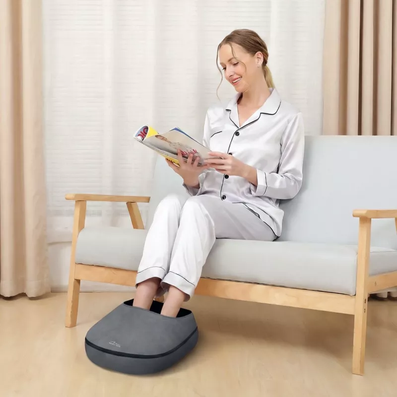 Media-Tech MT6541 massaggiatore riscaldante per piedi con Shiatsu e compressione ad aria