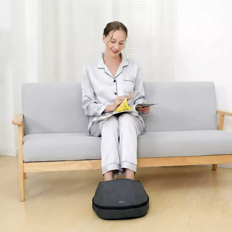 Media-Tech MT6541 massaggiatore riscaldante per piedi con Shiatsu e compressione ad aria