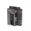 Gembird PB20-PD20-LCD-01 powerbank a ricarica rapida con cavi integrati, 20 W, 20000 mAh, nero