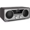 TechniSat DIGITRADIO 602 radio DAB+/FM/internet con Bluetooth, lettore CD e stazione di ricarica Qi - antracite/argento