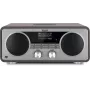 TechniSat DIGITRADIO 602 radio DAB+/FM/internet con Bluetooth, lettore CD e stazione di ricarica Qi - antracite/argento
