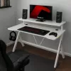 Huzaro Hero 1.9 RGB scrivania da gaming bianca