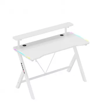 Huzaro Hero 1.9 RGB scrivania da gaming bianca