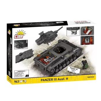 COBI 958 PCS HC WWII Panzer III Ausf. H set di mattoncini