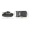 COBI 958 PCS HC WWII Panzer III Ausf. H set di mattoncini