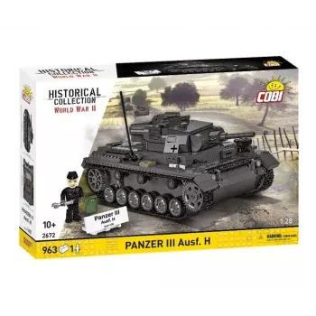 COBI 958 PCS HC WWII Panzer III Ausf. H set di mattoncini