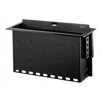 StarTech.com box da tavolo per conferenza a doppio modulo - personalizzabile - a filo - nero