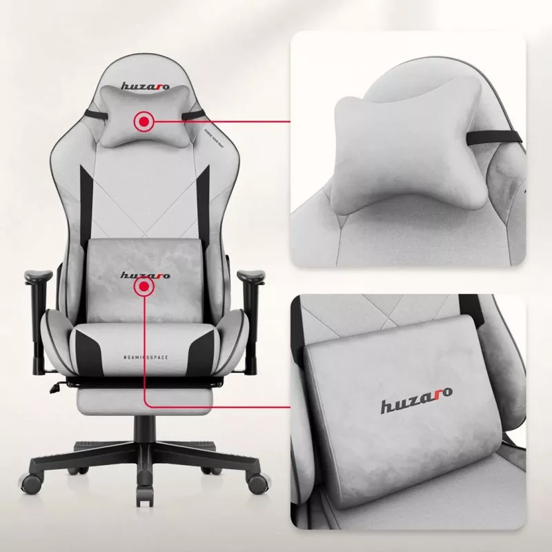 Huzaro Force 5.7 sedia gaming grigia