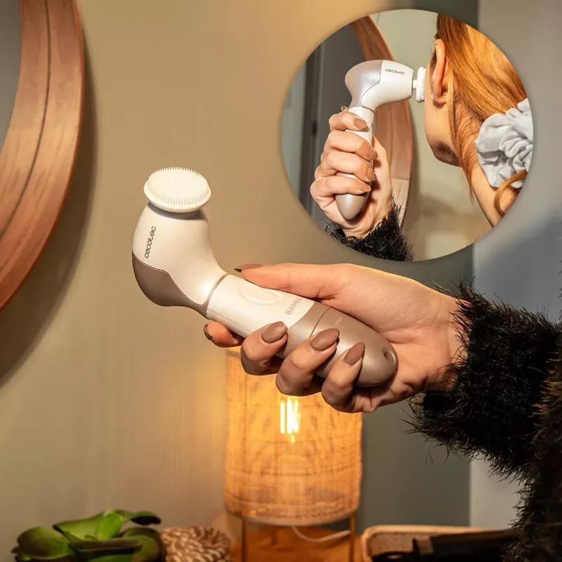 Cecotec FaceCare TotalClean spazzola detergente per il viso, bianca