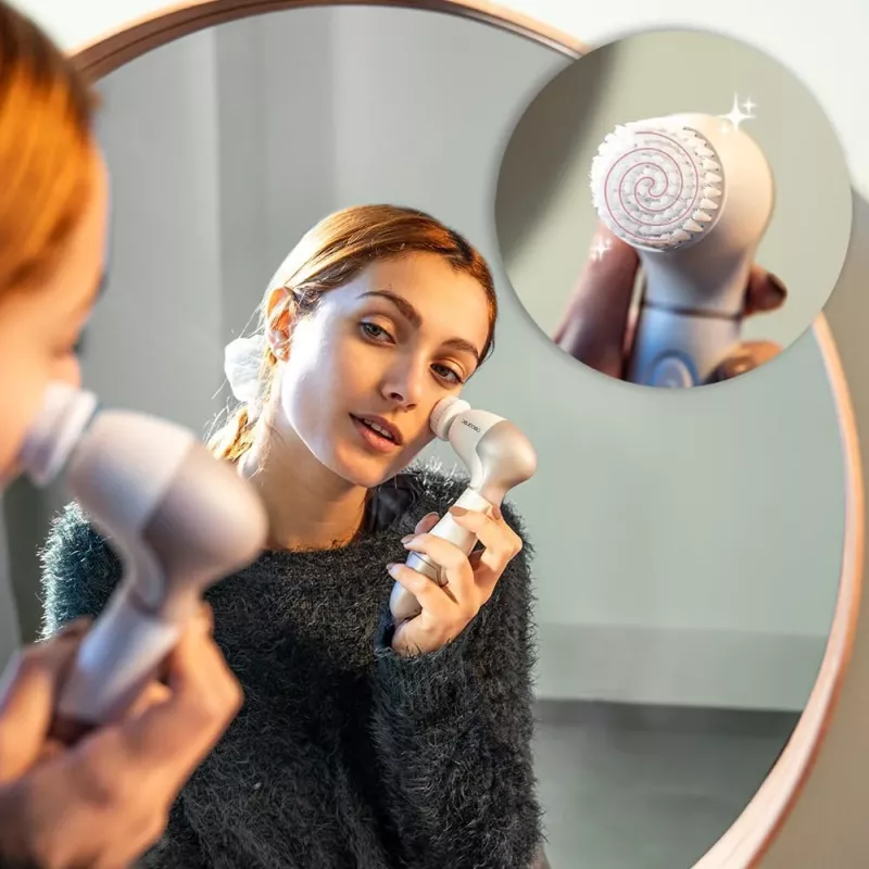 Cecotec FaceCare TotalClean spazzola detergente per il viso, bianca
