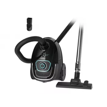 Cecotec Conga Powerbag 2500 Plus aspirapolvere con sacchetto, 850 W, contenitore polvere 2,5 L, nero