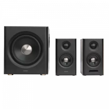 Edifier S355DB sistema di altoparlanti da scaffale 2.1 con subwoofer, noce