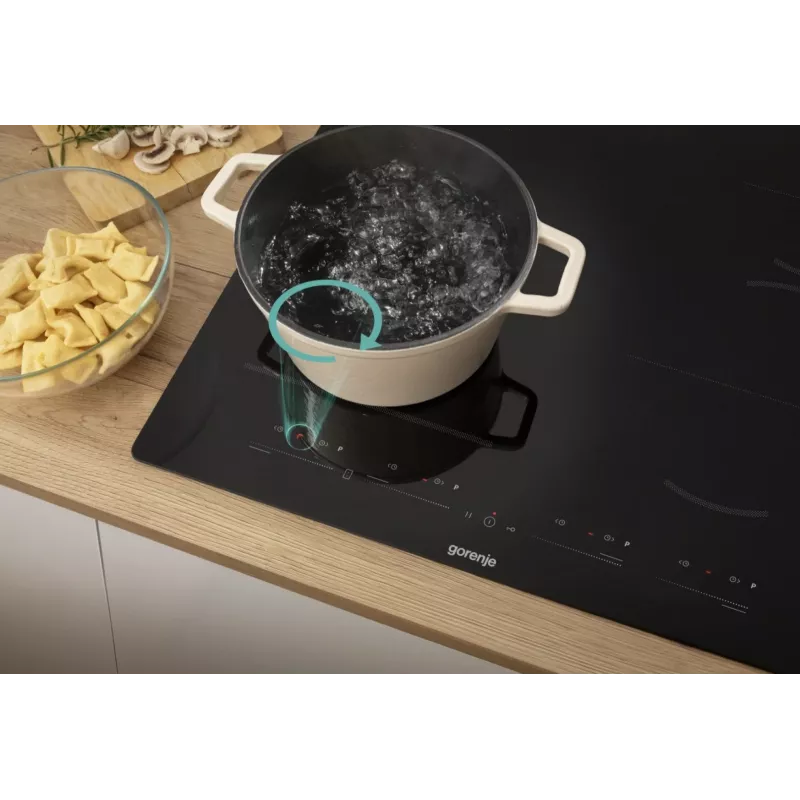 Gorenje piano cottura a induzione GI6432BSC 60 cm nero con PowerBoost, timer, sicurezza bambini