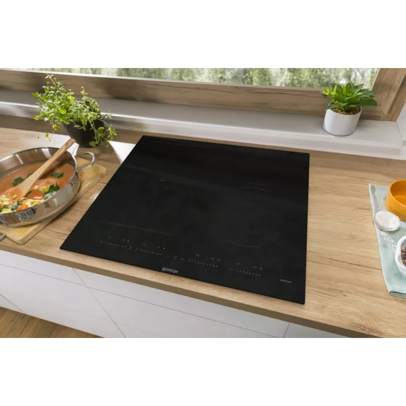 Gorenje piano cottura a induzione GI6432BSC 60 cm nero con PowerBoost, timer, sicurezza bambini