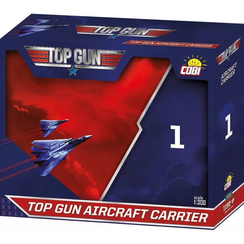 COBI KLOCKI mattoncini Top Gun portaerei 6130 pezzi