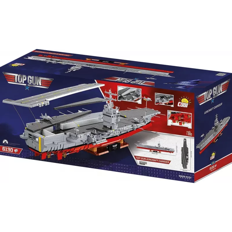 COBI KLOCKI mattoncini Top Gun portaerei 6130 pezzi