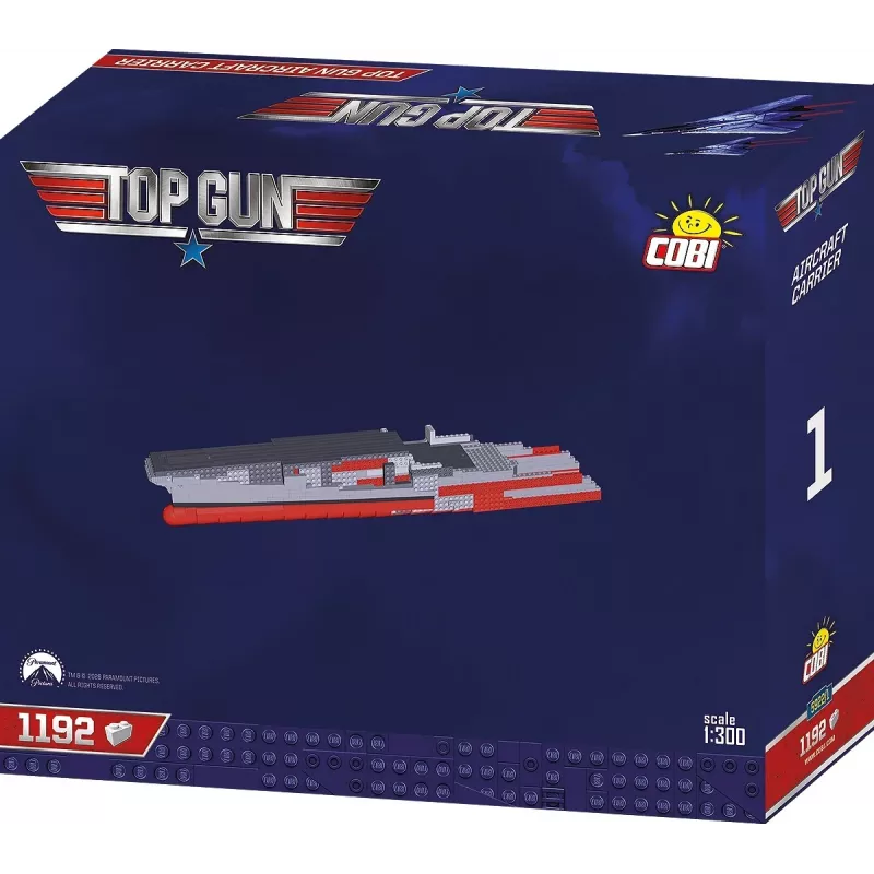 COBI KLOCKI mattoncini Top Gun portaerei 6130 pezzi