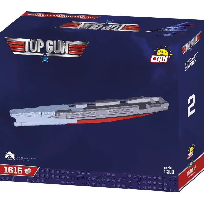 COBI KLOCKI mattoncini Top Gun portaerei 6130 pezzi