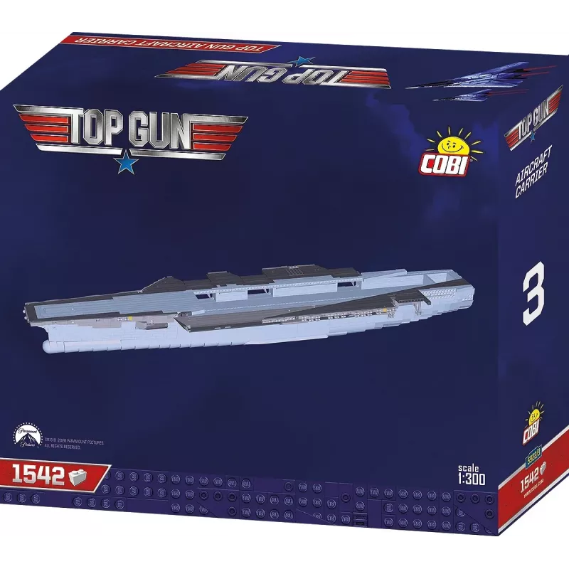 COBI KLOCKI mattoncini Top Gun portaerei 6130 pezzi