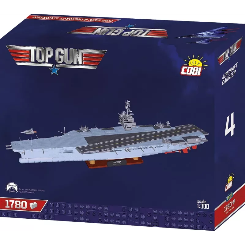 COBI KLOCKI mattoncini Top Gun portaerei 6130 pezzi