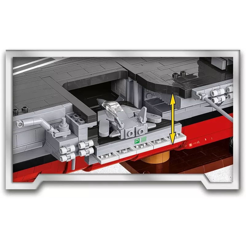 COBI KLOCKI mattoncini Top Gun portaerei 6130 pezzi