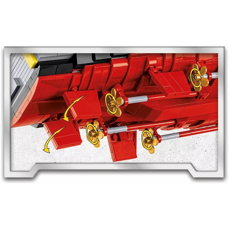 COBI KLOCKI mattoncini Top Gun portaerei 6130 pezzi
