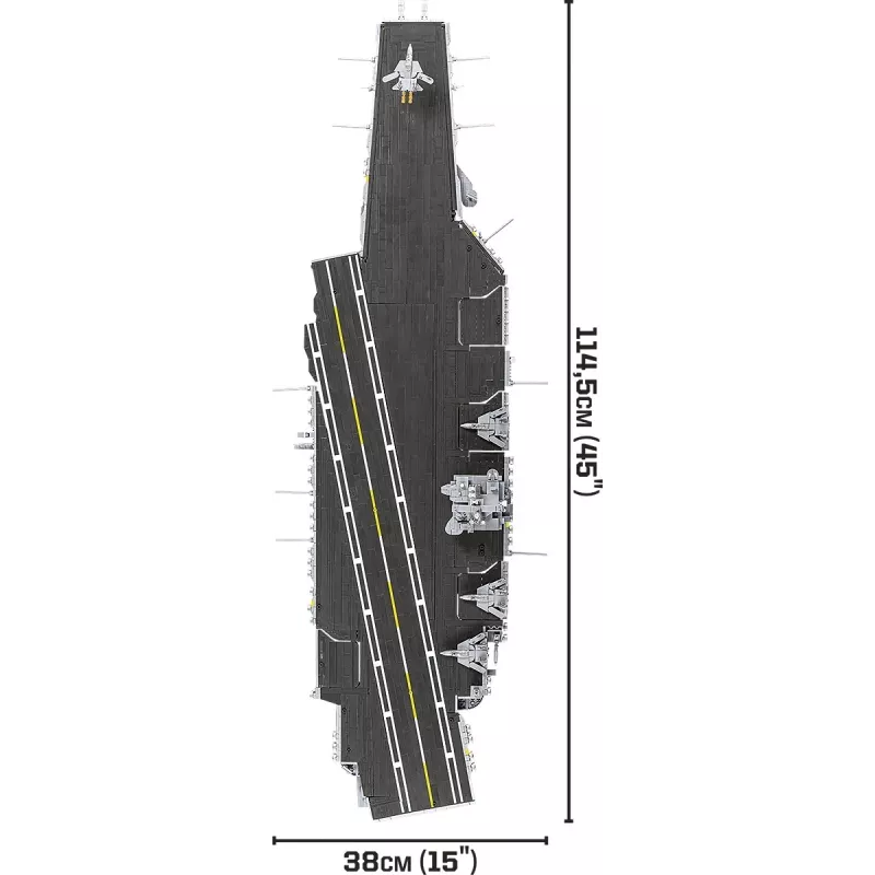 COBI KLOCKI mattoncini Top Gun portaerei 6130 pezzi