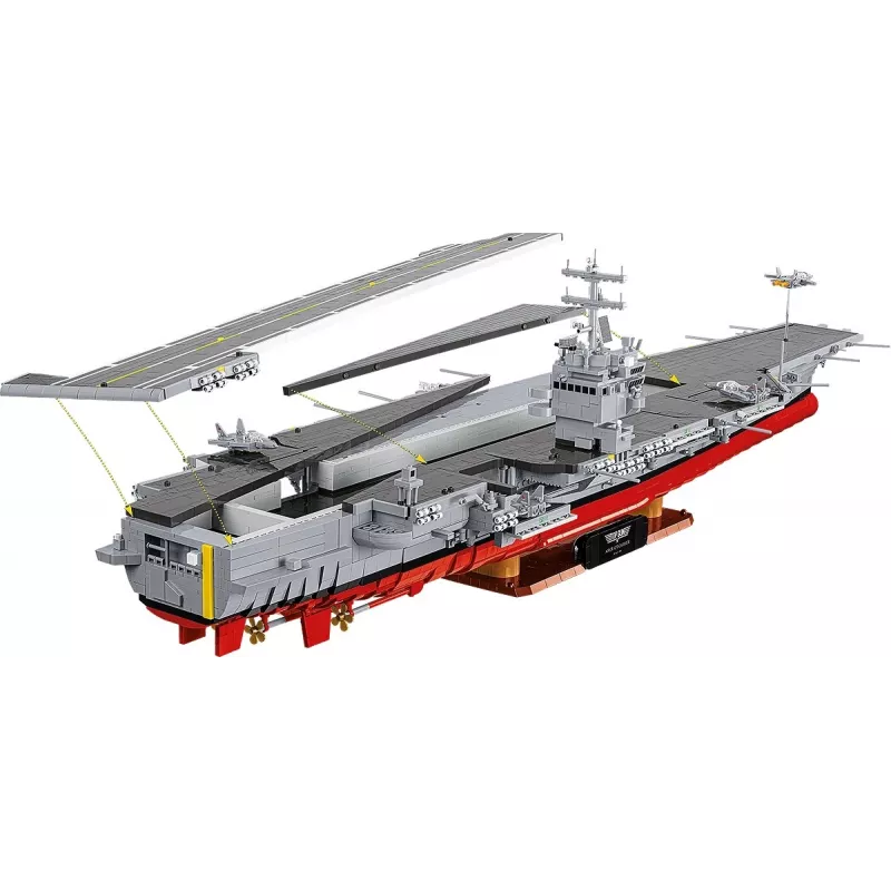 COBI KLOCKI mattoncini Top Gun portaerei 6130 pezzi