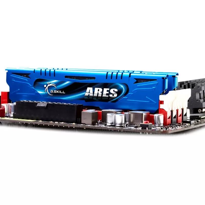 G.Skill ARES 32 GB (4x 8 GB) DDR3-2400 CL11 kit memoria desktop - blu