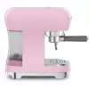 Smeg ECF02PKEU macchina per caffè espresso stile retrò anni '50, 1350 W, rosa