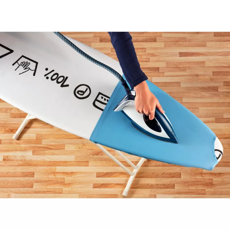 TEFAL TI 1200 asse da stiro bianco 124x40 cm regolabile in altezza 93 cm