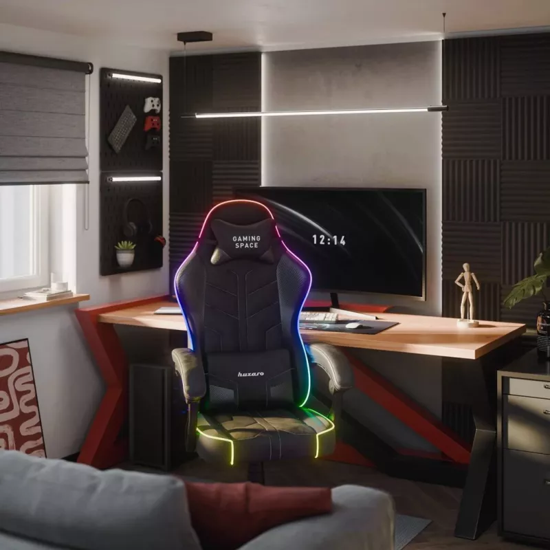 Huzaro Force 2.7 RGB Black sedia da gaming