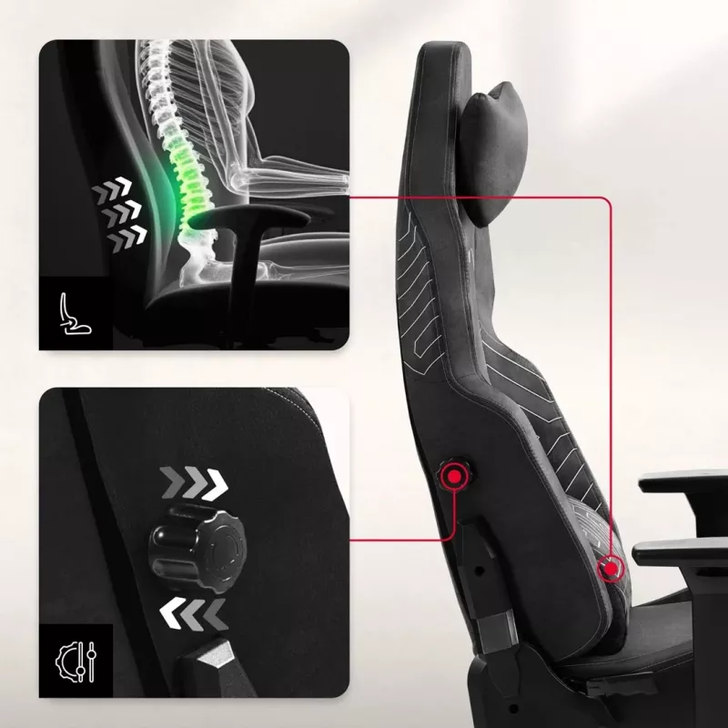 Huzaro Force 8.1 Black sedia da gaming