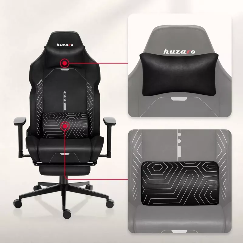 Huzaro Force 8.1 Black sedia da gaming
