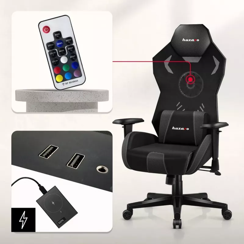 Huzaro Combat 7.6 RGB Black sedia da gaming