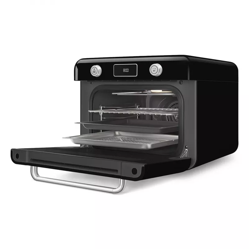 Smeg COF01BLEU mini forno Vintage Black