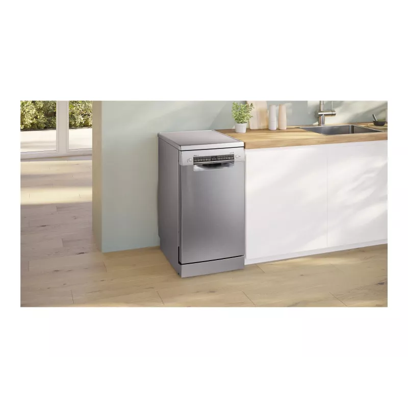 Bosch SPS4HMI13E lavastoviglie a libera installazione, 45 cm, classe energetica D, inox