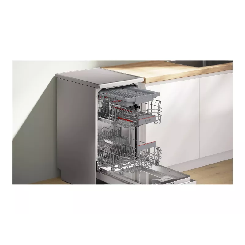 Bosch SPS4HMI13E lavastoviglie a libera installazione, 45 cm, classe energetica D, inox