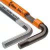 Wera 9740 Hex-Plus set chiavi a L metriche 9 pezzi con testa sferica e codifica a colori