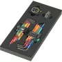 Wera 9740 Hex-Plus set chiavi a L metriche 9 pezzi con testa sferica e codifica a colori