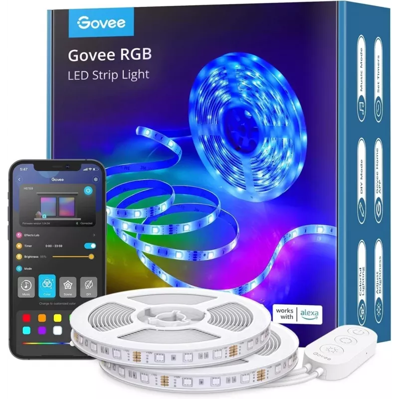 GOVEE H6110 strisce LED RGB - 2x5M
